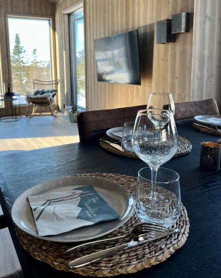 Brand New Cabin On The Sunny Side Of Gaustatoppen With A Great View Tuddal エクステリア 写真