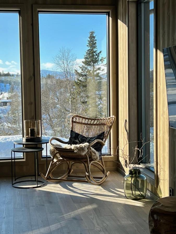 Brand New Cabin On The Sunny Side Of Gaustatoppen With A Great View Tuddal エクステリア 写真