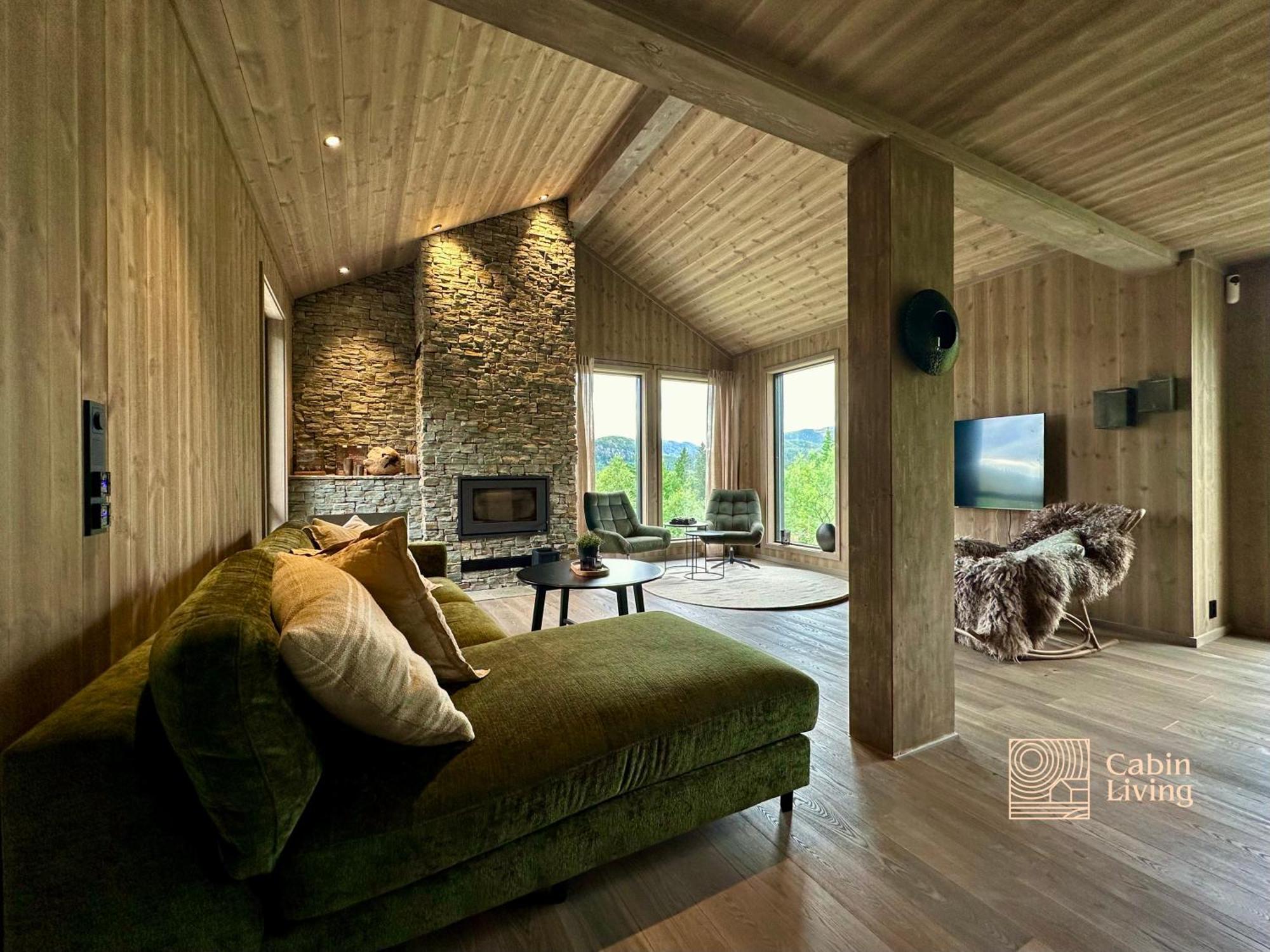 Brand New Cabin On The Sunny Side Of Gaustatoppen With A Great View Tuddal エクステリア 写真