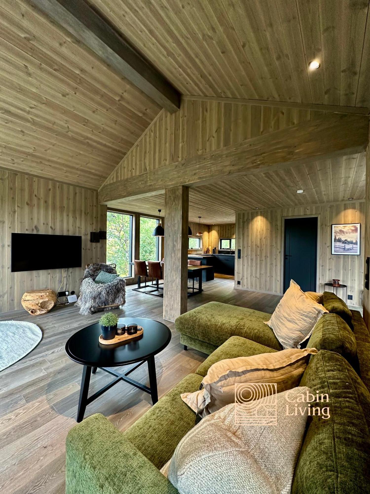 Brand New Cabin On The Sunny Side Of Gaustatoppen With A Great View Tuddal エクステリア 写真