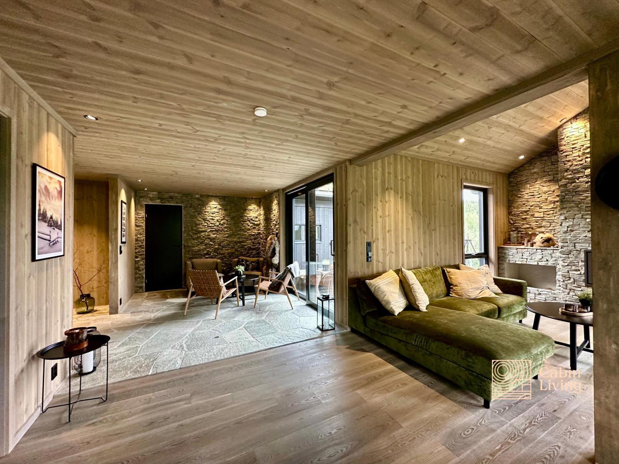 Brand New Cabin On The Sunny Side Of Gaustatoppen With A Great View Tuddal エクステリア 写真