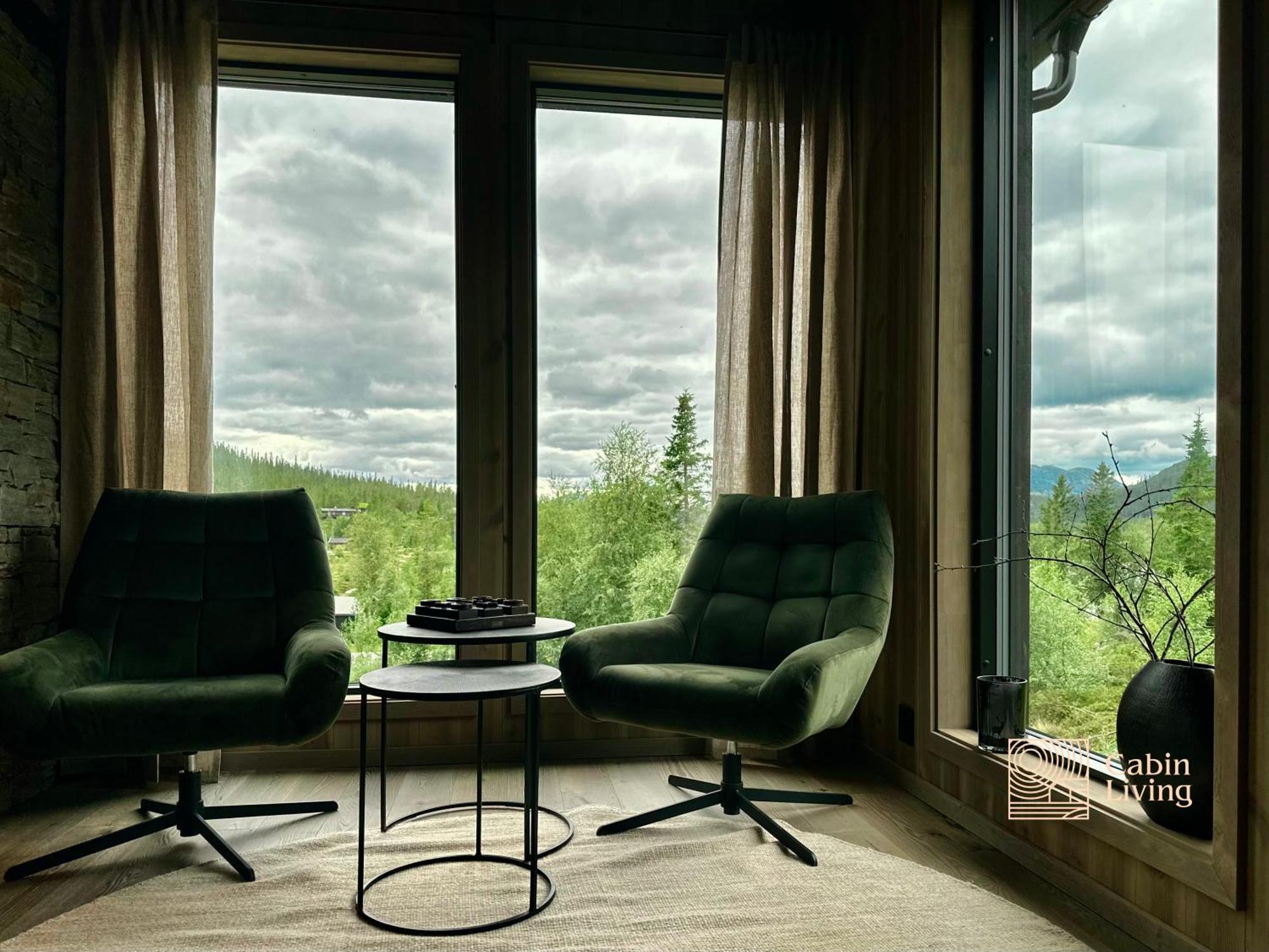 Brand New Cabin On The Sunny Side Of Gaustatoppen With A Great View Tuddal エクステリア 写真