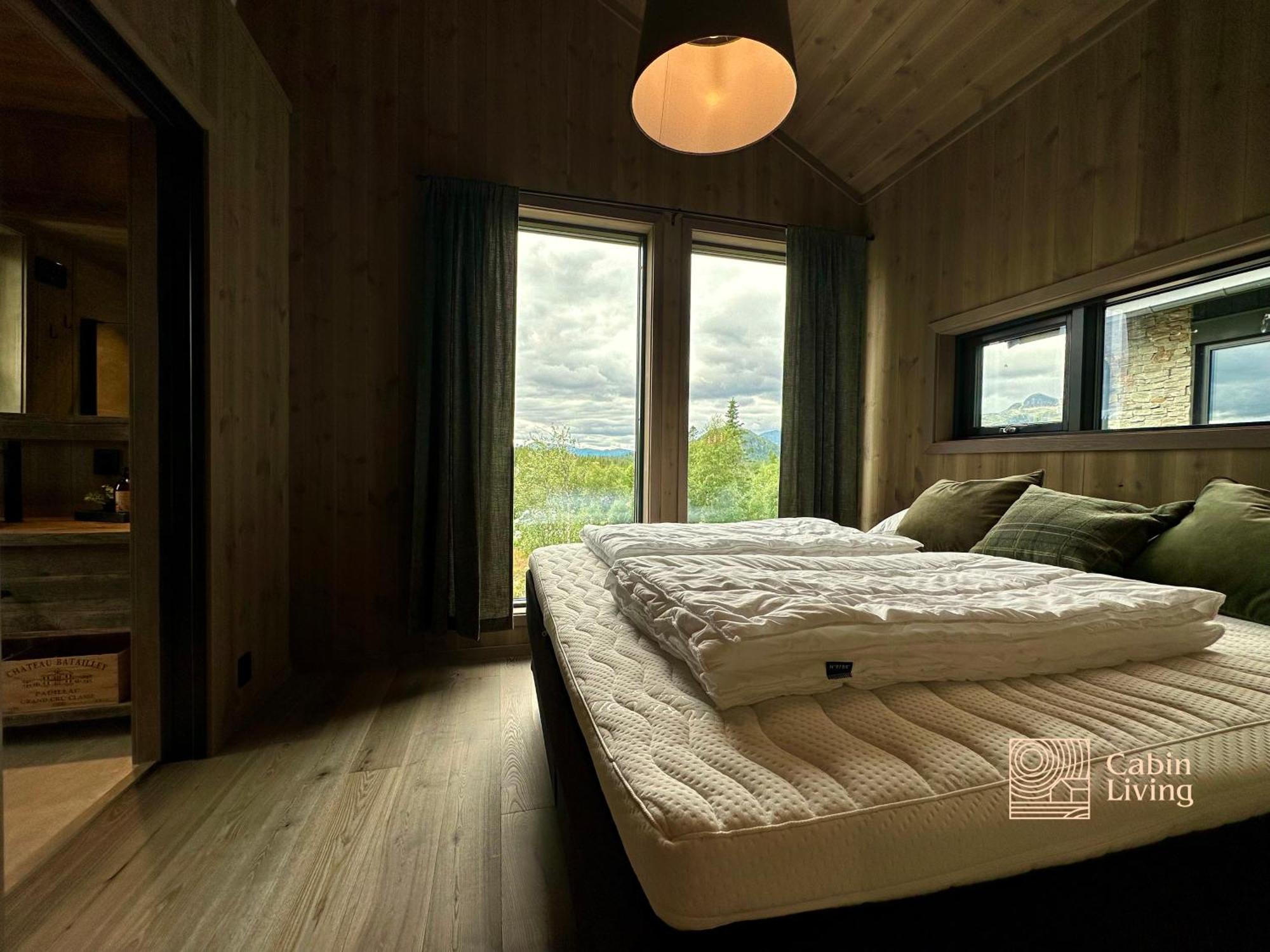 Brand New Cabin On The Sunny Side Of Gaustatoppen With A Great View Tuddal エクステリア 写真