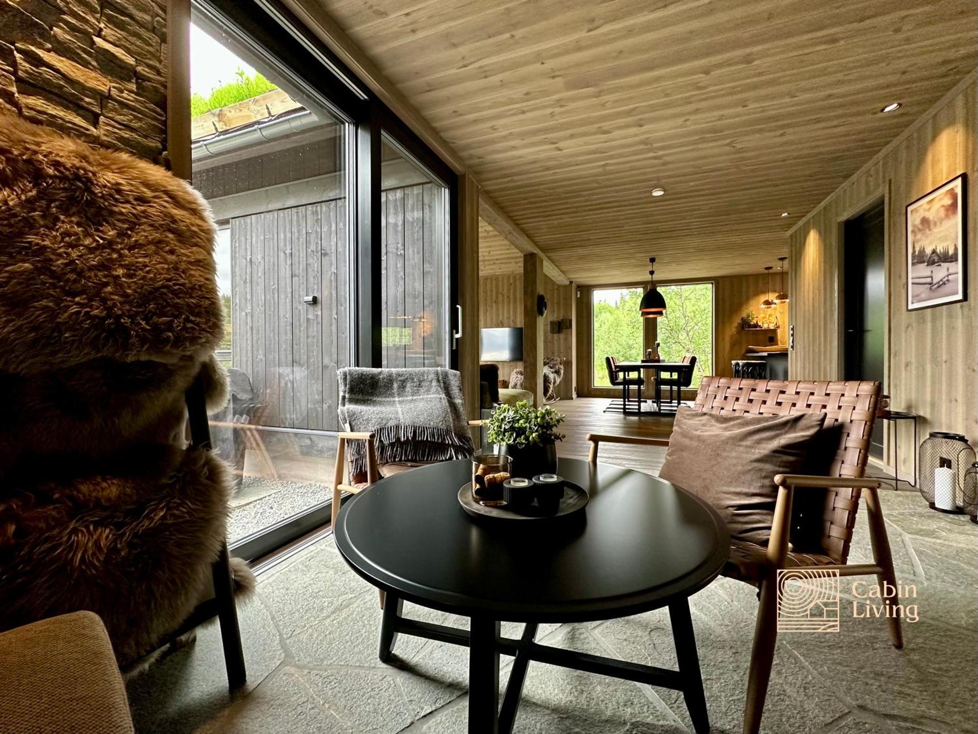 Brand New Cabin On The Sunny Side Of Gaustatoppen With A Great View Tuddal エクステリア 写真