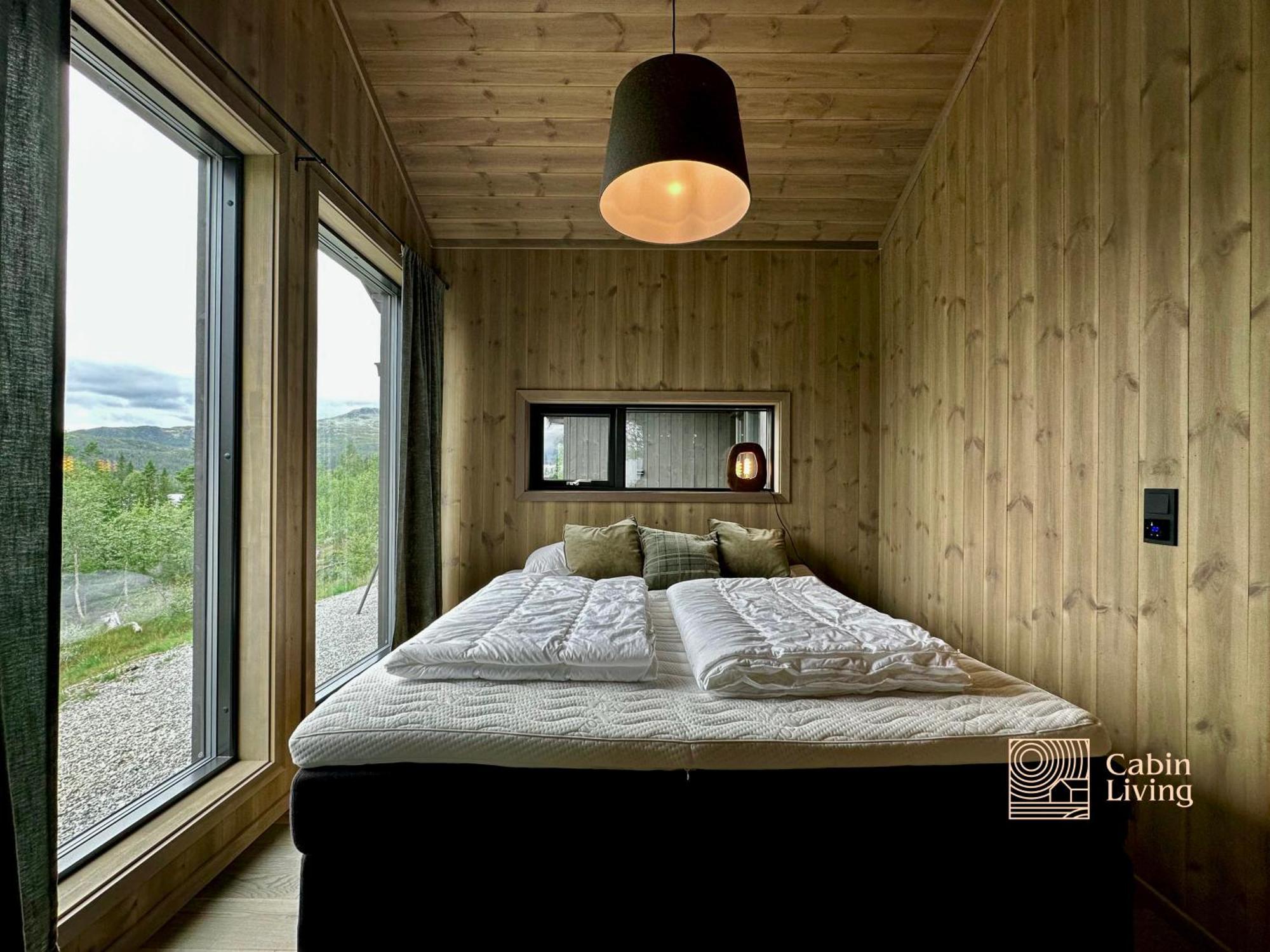 Brand New Cabin On The Sunny Side Of Gaustatoppen With A Great View Tuddal エクステリア 写真